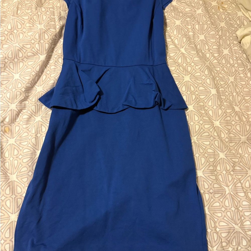Elegant Blue Women's Dress